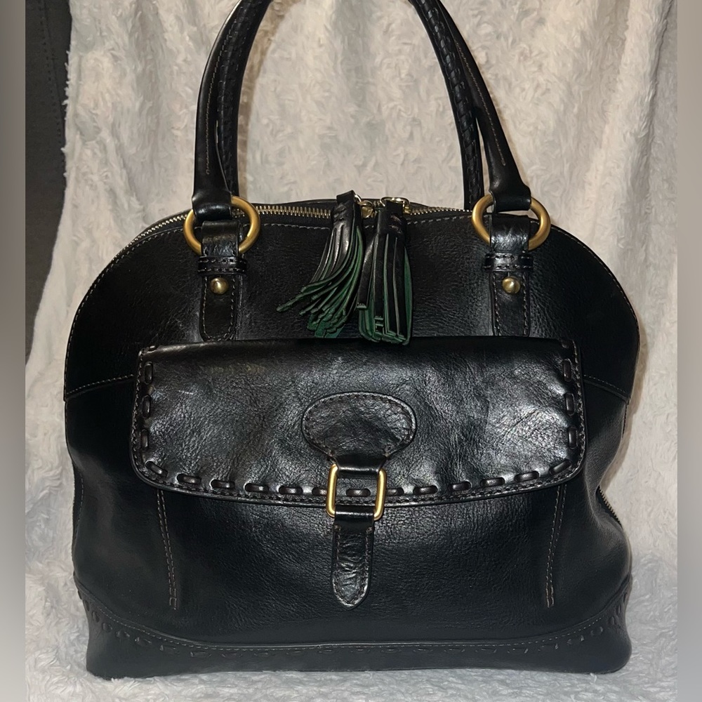 Dooney and Bourke Florentine Front Pocket Zip Zip Satchel